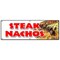 Signmission STEAK NACHOS BANNER SIGN snack melted mexican chili tacos tex mex food B-72 Steak Nachos - alternate 1